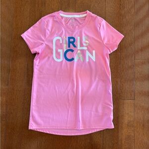 Girls Can Pink T-Shirt